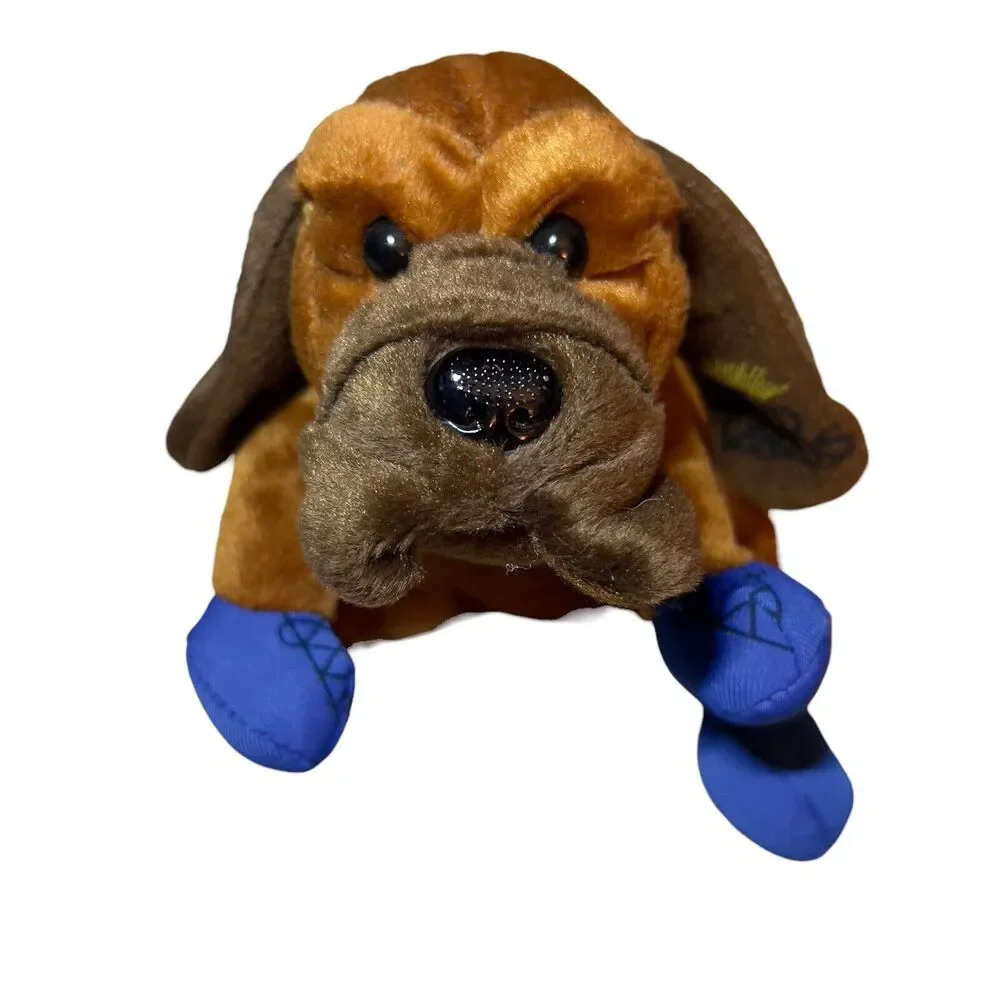 VTG 1999 SEALED ELVIS PRESLEY Plush Blue Suede Shoes RARE 9” Beanie Hound Dog